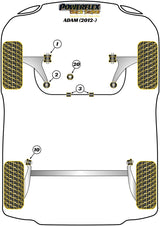 Upper Gearbox Mount Insert (Track)