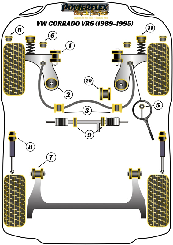 Volkswagen Rear Beam Mounting Bush