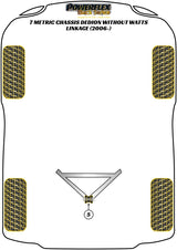 Caterham 7 (DeDion without Watts Linkage) DeDion "A" Frame Centre Bush