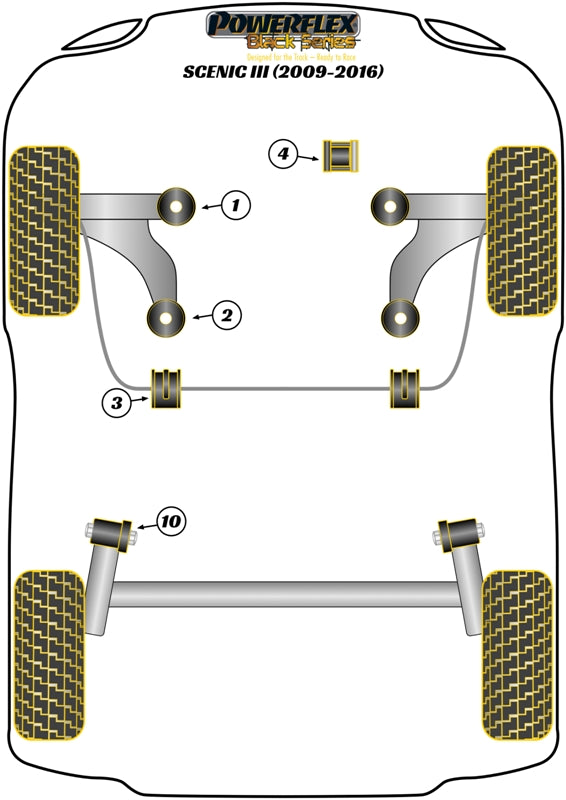 Renault Upper Right Engine Mount Insert