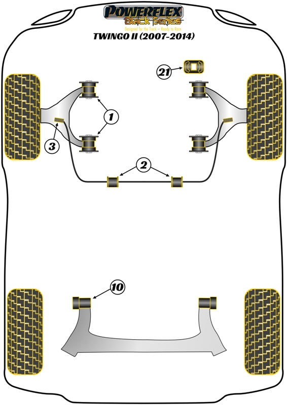 Renault Front Anti Roll Bar Inner Bush 24mm