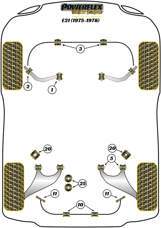 BMW 3 Series Front Anti Roll Bar Bush 22mm