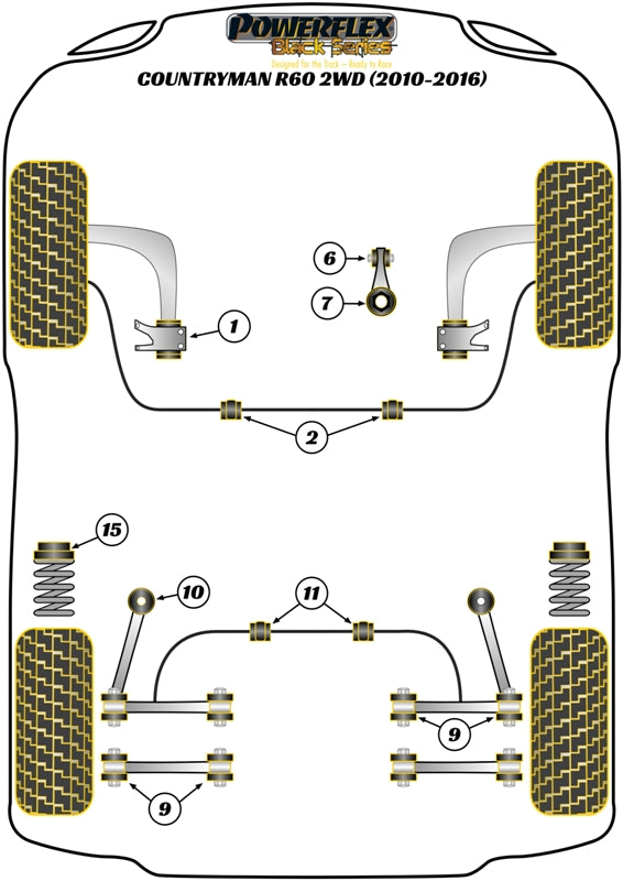 Mini Lower Engine Mount Large Bush