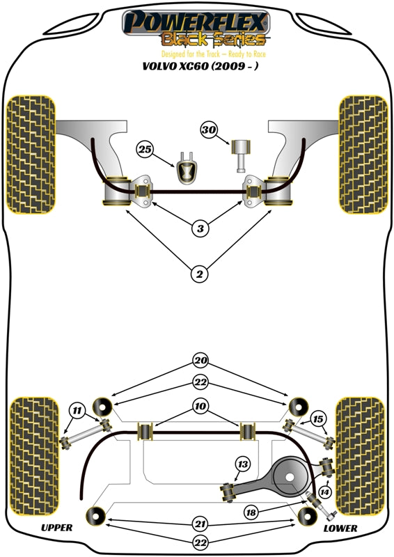 Front Anti Roll Bar To Chassis Bush 22mm