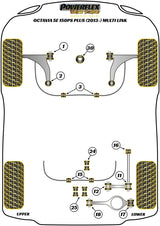 Front Wishbone Rear Bush, Caster Adjustable
