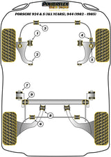 Porsche Rear Axle Carrier Outer Mounting