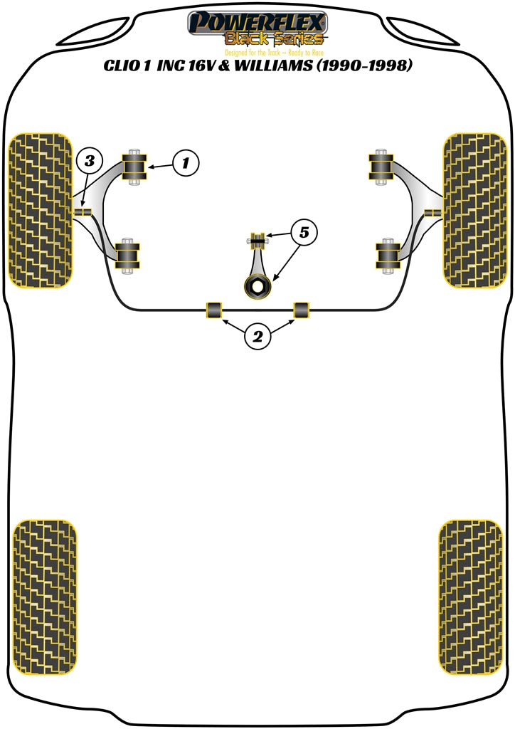 Renault Front Lower Wishbone Bush (Williams)