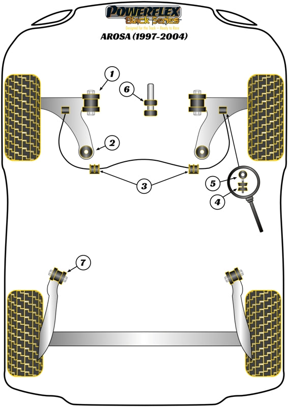 Front Wishbone Front Bush