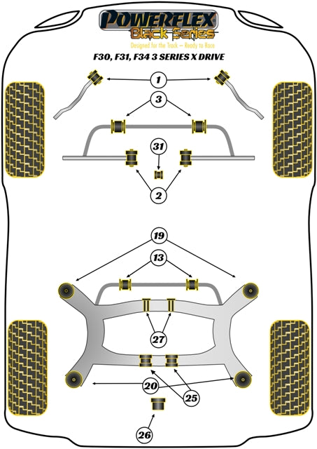 BMW Rear Subframe Front Bush Insert