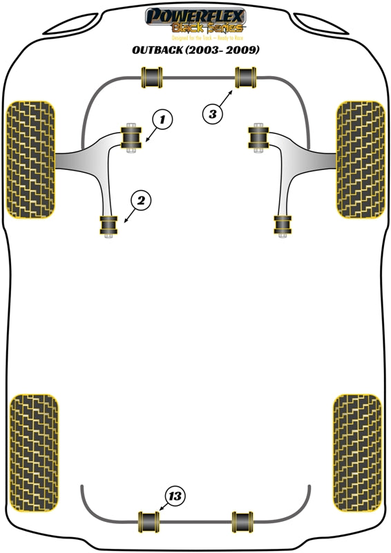 Subaru Rear Trailing Arm Bush