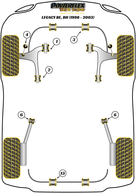 Subaru Rear Diff Front Mounting Bush