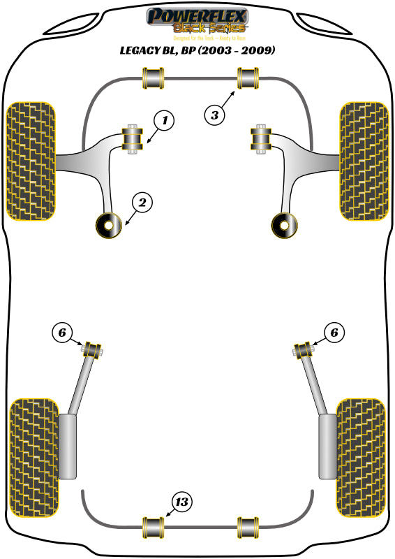 Subaru Front Wishbone Rear Bush