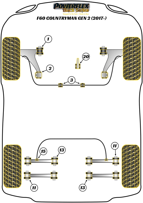 Rear Anti Roll Bar Link Rod Bush