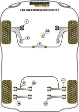 Front Arm Rear Bush Caster Offset