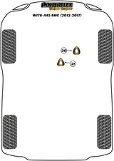 Mercedes-Benz Lower Engine Mount Insert