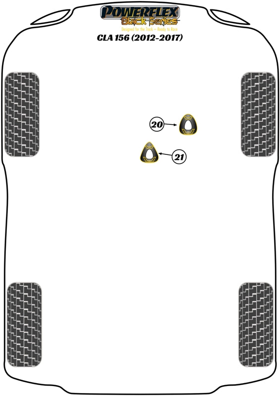 Mercedes-Benz Lower Engine Mount Insert