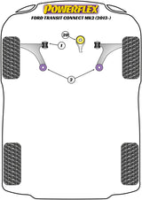 Lower Torque Mount Bracket & Bush, Track Use