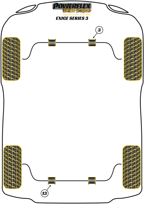 Lotus Front Anti Roll Bar Bush 21.5mm