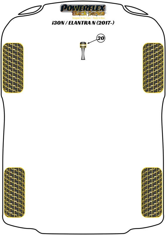Front Anti Roll Bar Bush 20mm