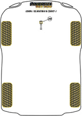 Hyundai Gear Shift Cable Bush Kit