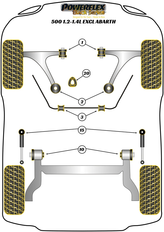 Front Anti Roll Bar Bush 20mm