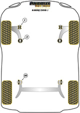 Front Wishbone Rear Bush, Caster Adjustable