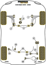 Front Wishbone Rear Bush Anti-Lift & Caster Offset