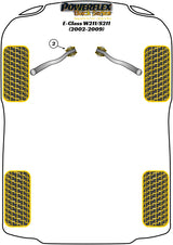 Mercedes-Benz Front Upper Arm Inner Bush Caster Adjustable
