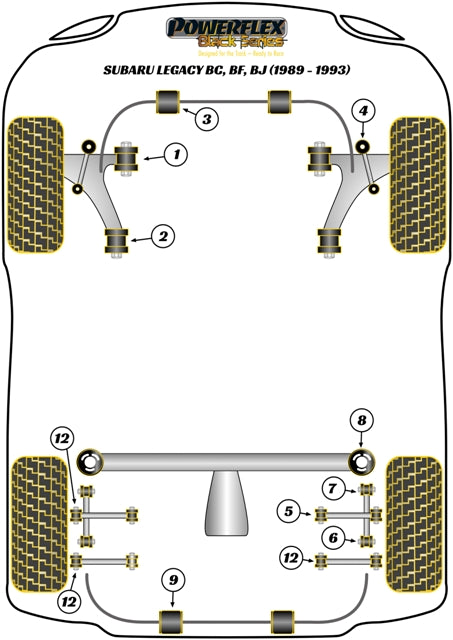 Subaru Rear Lateral Link Bush