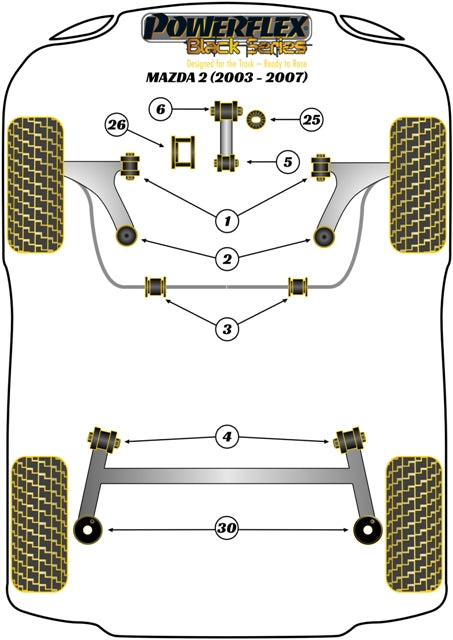 Upper Transmission Mount Insert