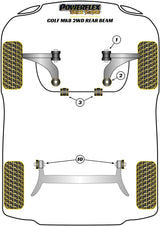 Front Wishbone Rear Bush, Caster Adjustable