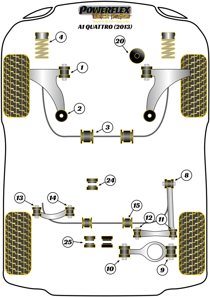 Rear Lower Track Rod Inner Bush