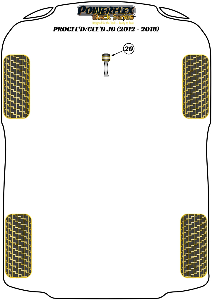 Front Anti Roll Bar Bush 20mm