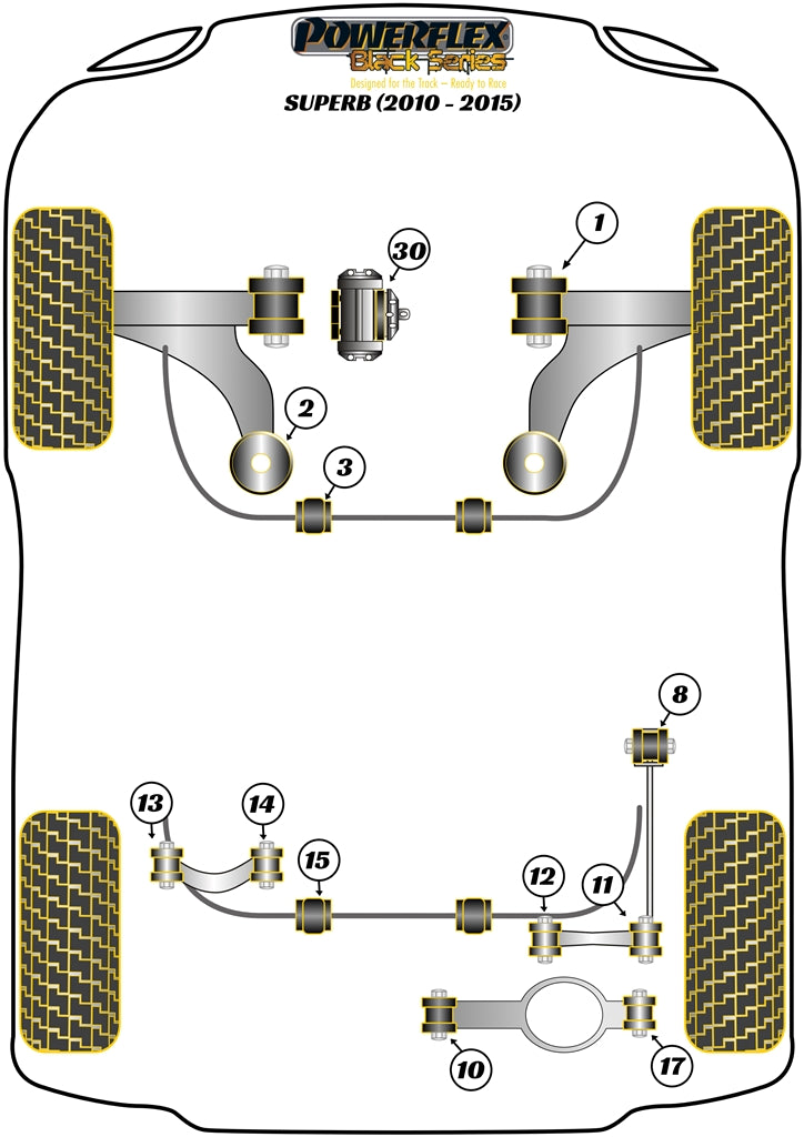 Rear Anti Roll Bar Bush 19.6mm