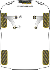 Front Arm Rear Bush Caster Offset