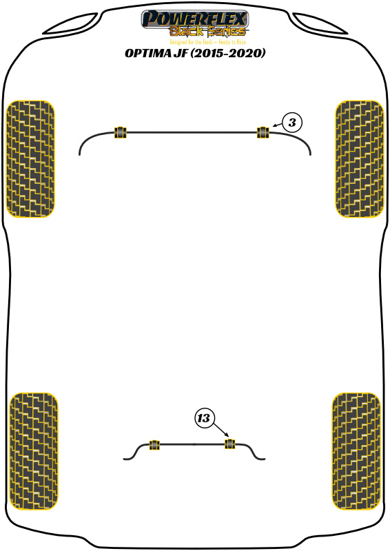 Rear Anti Roll Bar Bush 15mm