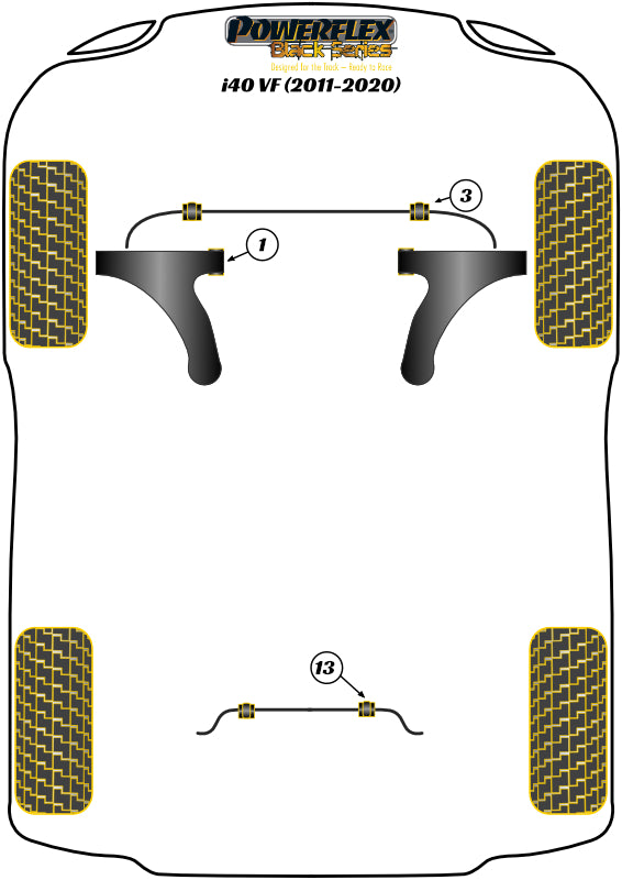 Front Anti Roll Bar Bush 20mm