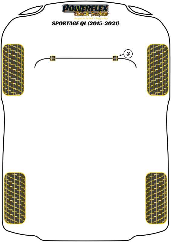 Front Anti Roll Bar Bush 20mm