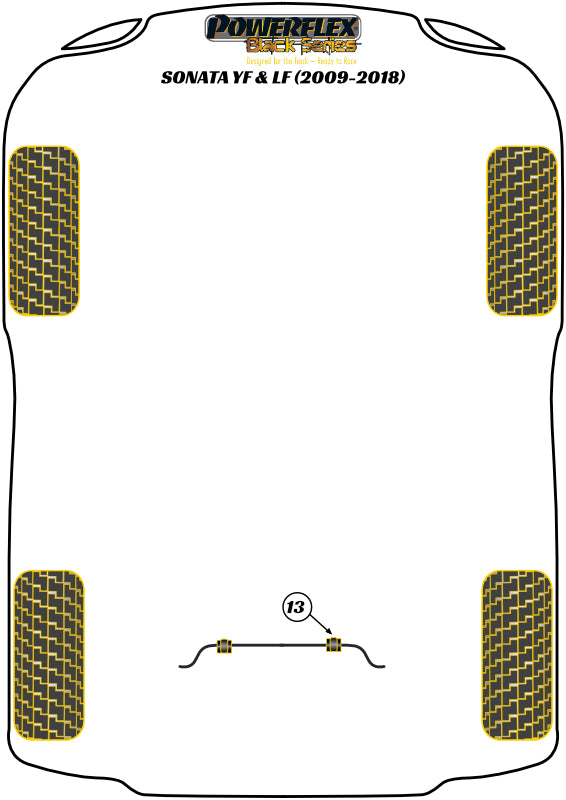 Rear Anti Roll Bar Bush 15mm