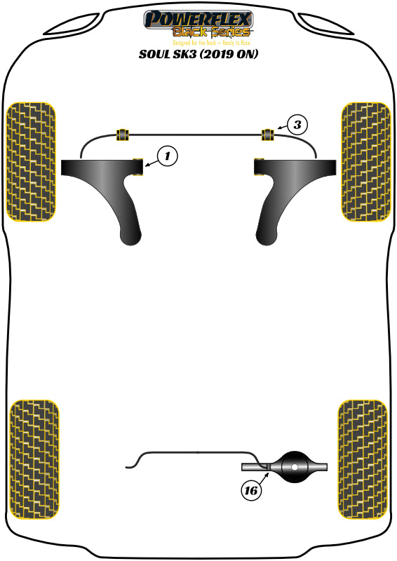 Front Anti Roll Bar Bush 20mm