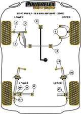 Honda Rear Lower Shock Mounting Bush
