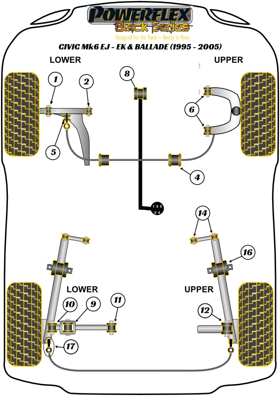 Honda Anti Roll Bar Link Bush