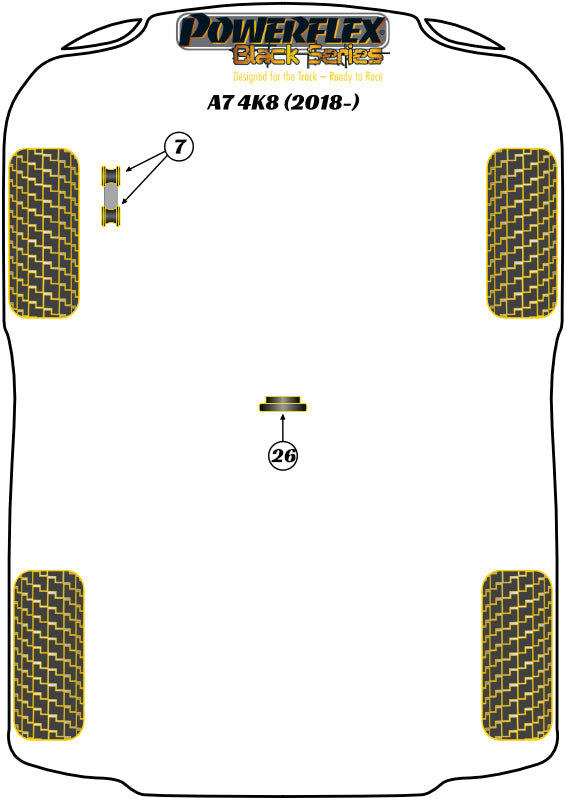 Transmission Mount Insert (Track)