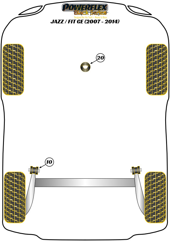 Honda Lower Engine Mount Insert