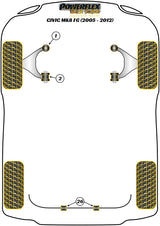 Honda Front Lower Arm Rear Bush
