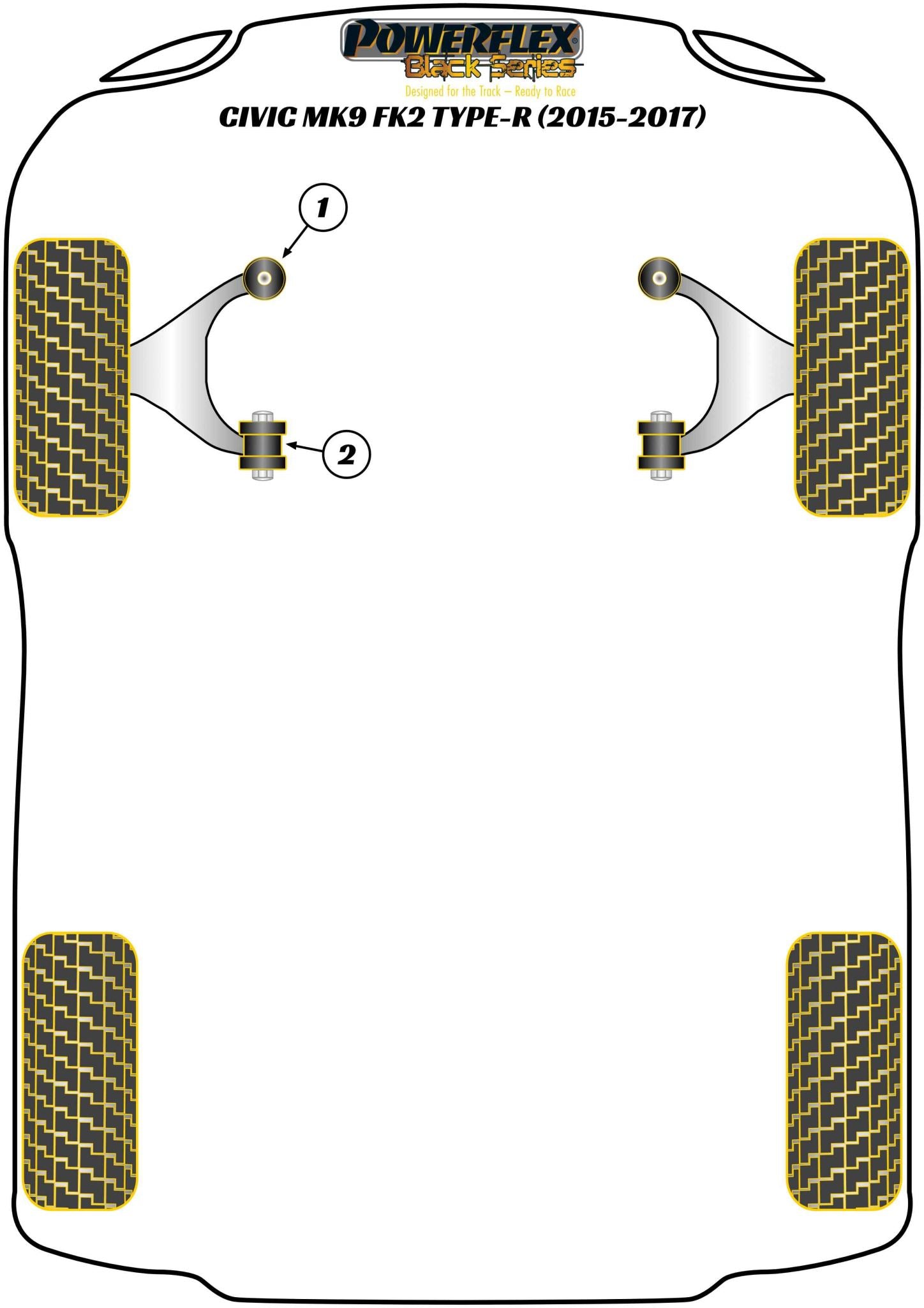 Honda Civic Front Wishbone Rear Bush