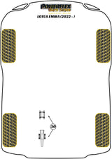 Lotus Transmission Mount Bush Insert Kit