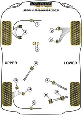 Supra Mk4 JZA80 (1993-2002) Rear Trailing Arm Front Bush suits Toyota