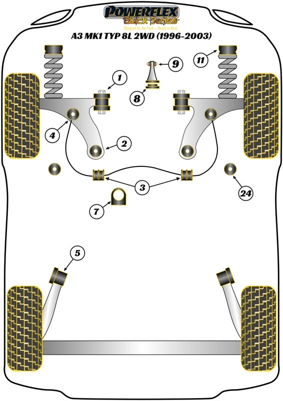 Lower Engine Mount Small Bush