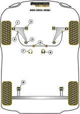 Saab Front Anti Roll Bar Drop Link Bush